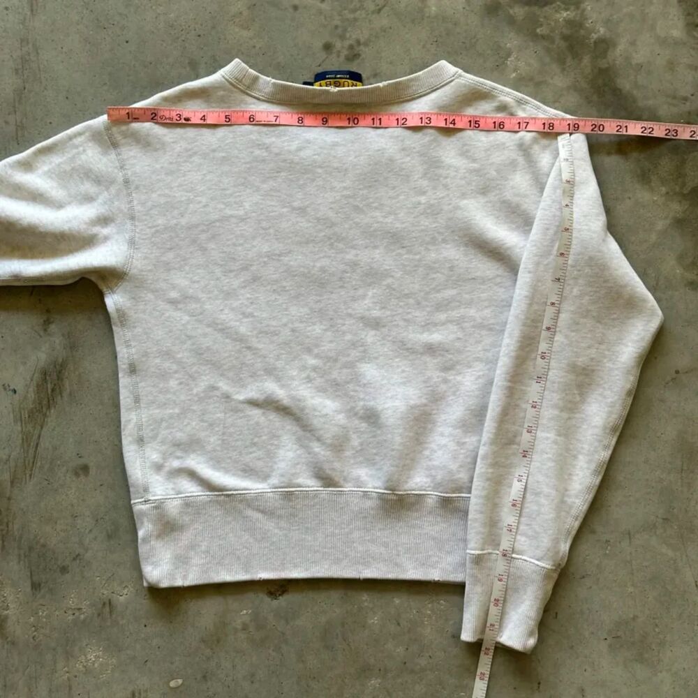 Vintage Ralph Lauren Rugby R Script Logo Sweatshirt Size Medium - Picture 6 of 6